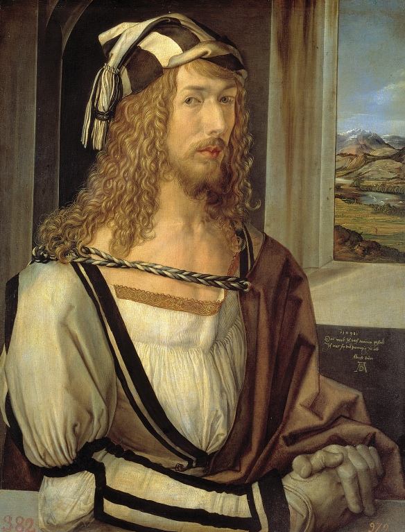 2 Albrecht_Dürer,_Selbstbildnis_mit_26_Jahren_(Prado,_Madrid)